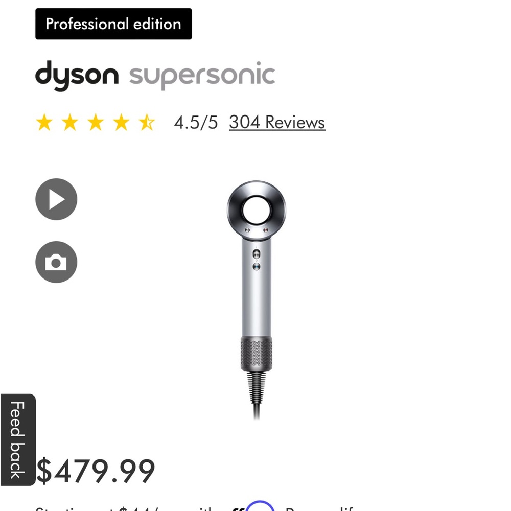 Dyson Supersonic Hairdryer (professional series).